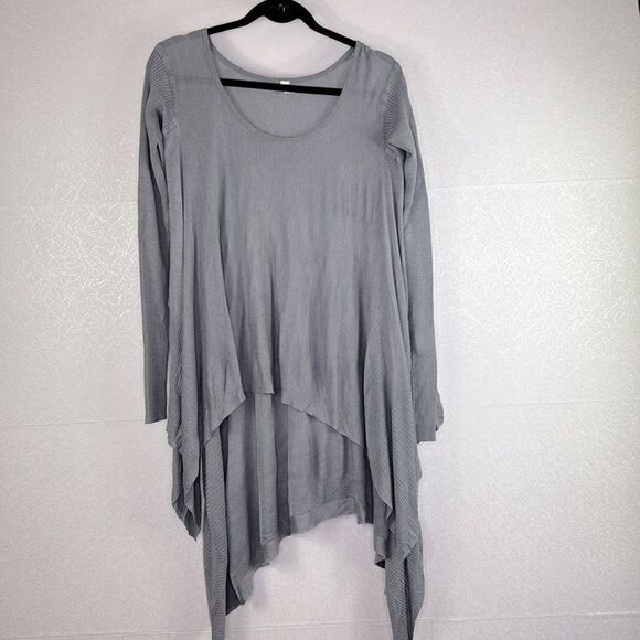 Lululemon Enlightened Pullover Poncho Sweater Gray - Picture 2 of 6